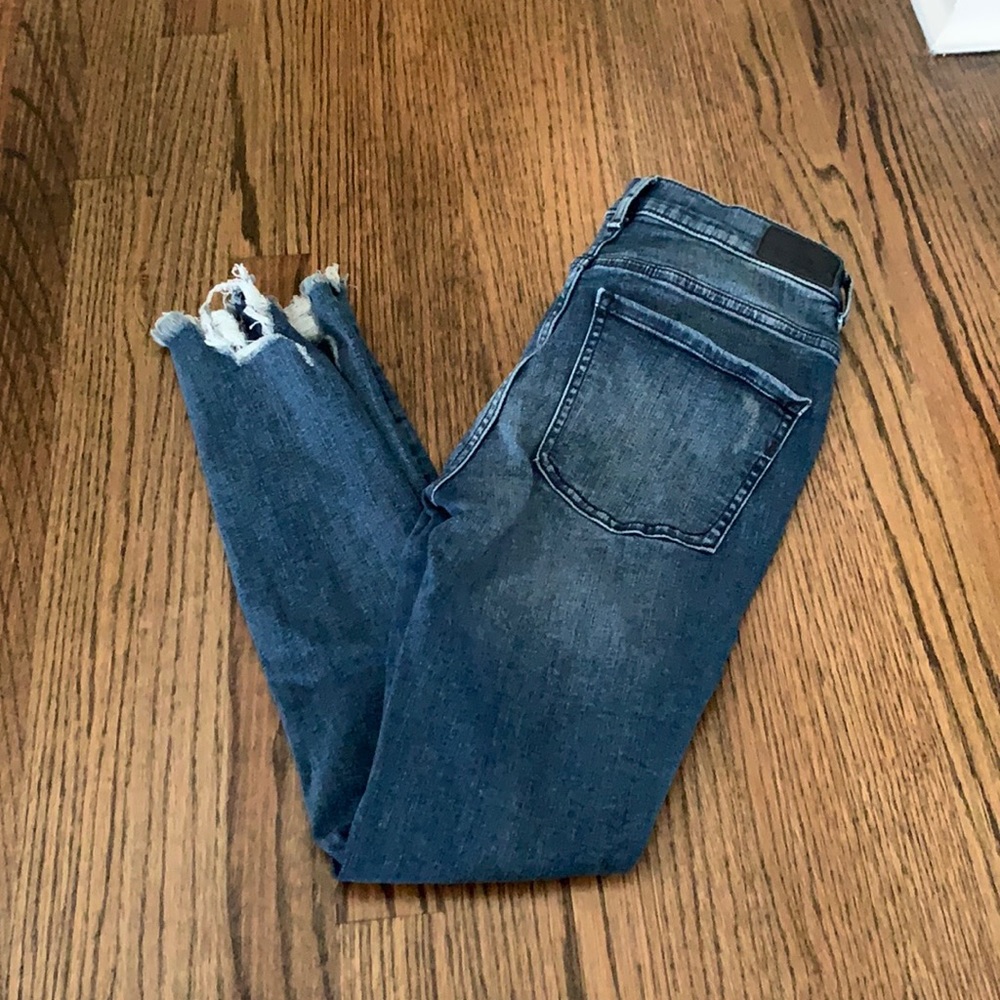 Express ankle high rise jeans